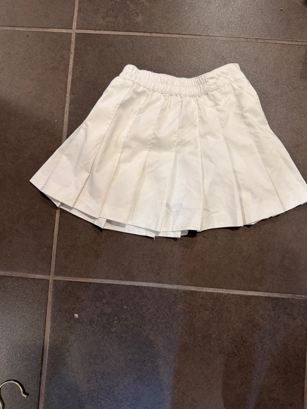 White Pleated Tennis Skirt & shorts